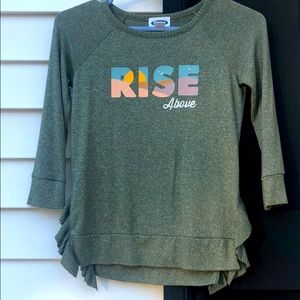 “rise above” long sleeve shirt